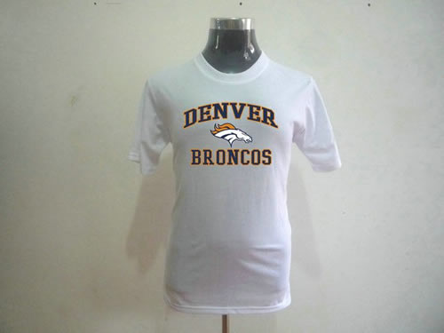 nfl denver broncos big & tall heart & soul t-shirt white