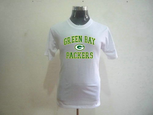 nfl green bay packers big & tall heart & soul t-shirt white