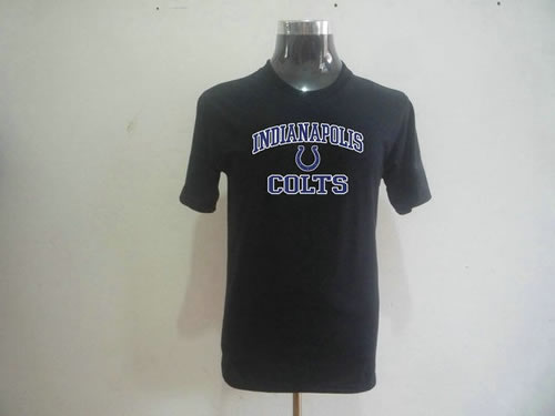 nfl indianapolis colts big & tall heart & soul t-shirt black