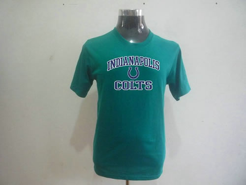 nfl indianapolis colts big & tall heart & soul t-shirt green