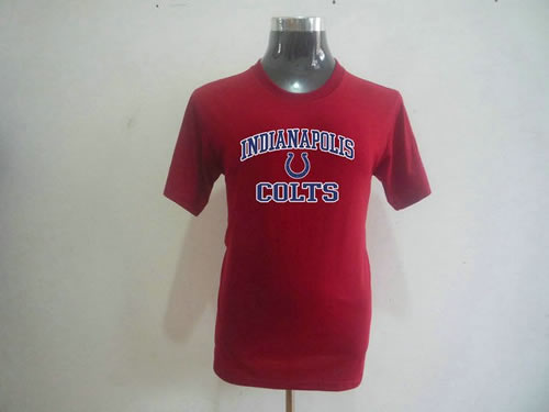 nfl indianapolis colts big & tall heart & soul t-shirt red