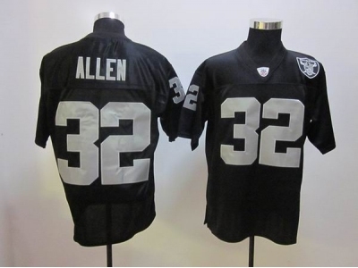 nfl jersey oakland raiders #32 allen m&n black allen