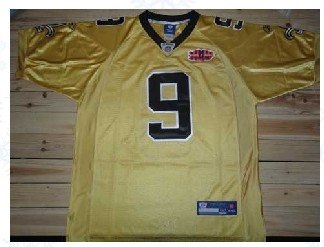 nfl jerseys 2010 super bowl new orleans saints 9 drew brees golded jerseys