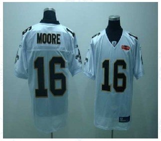 nfl jerseys 2010 super new orleans saints 16 lance moore white jerseys