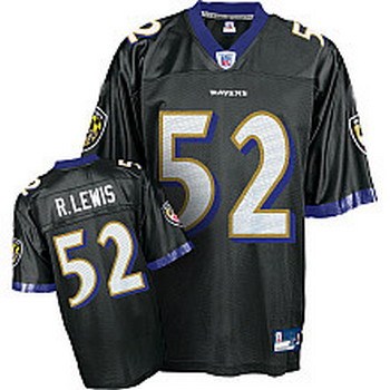 nfl jerseys baltimore ravens 52 r lewis black authentic jerseys
