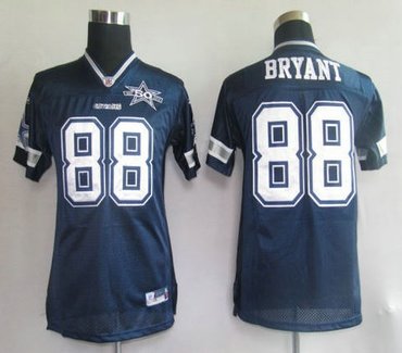 nfl JerseyDallas Cowboys 88# bryant blue 50th kids