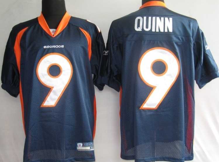 nfl jerseys denver broncos 9# quinn blue