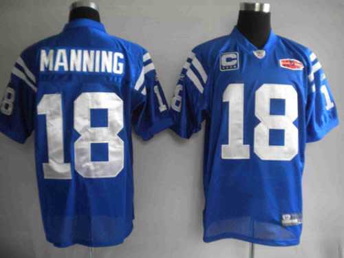 nfl jerseys indianapolis colts 18 peyton manning blue[superbowl]
