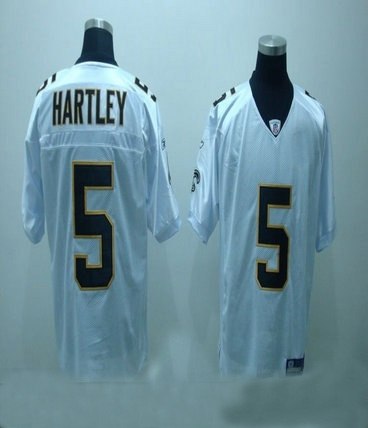 nfl jerseys new orleans saints #5 hartley xliv white jerseys