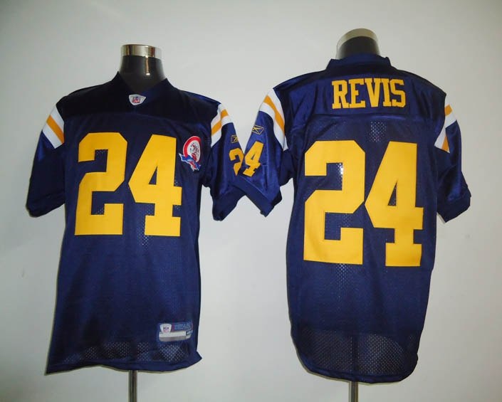 nfl jerseys new york jets 24# revis blue
