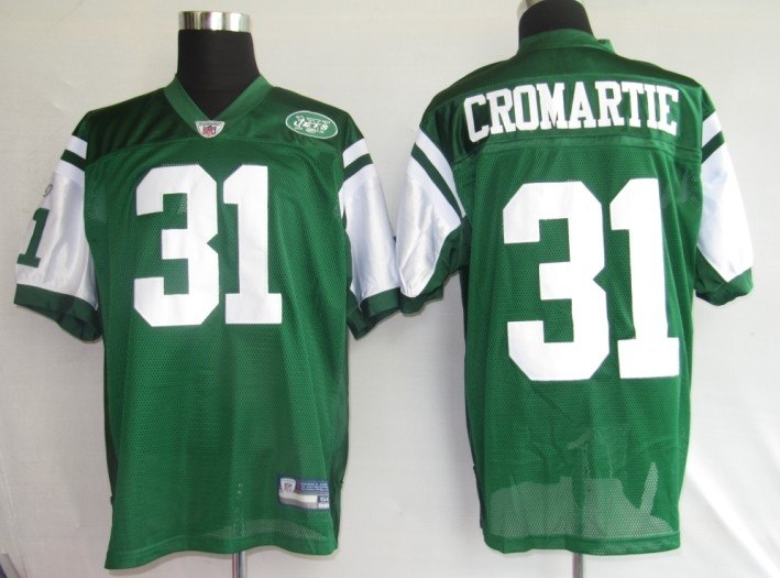 nfl jerseys new york jets 31# cromartie green