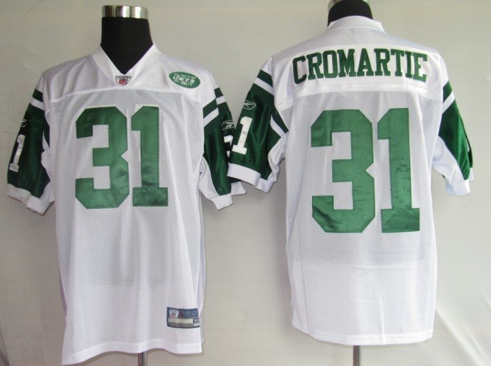 nfl jerseys new york jets 31# cromartie white