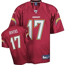 nfl san diego chargers #17 philip rivers red qb practise jerseys