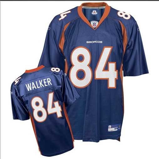 nfl throwback jerseys denver broncos #84 walker blue