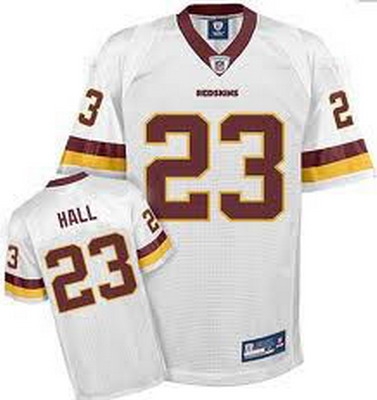 nfl washington redskins #23 deangelo hall white