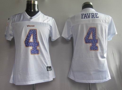 nfl women jerseys minnesota vikings 4 faver white