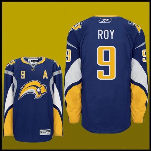 nhl buffalo sabres #9 roy blue home jersey