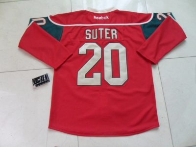nhl jerseys minnesota wilds #20 suter red(suter)