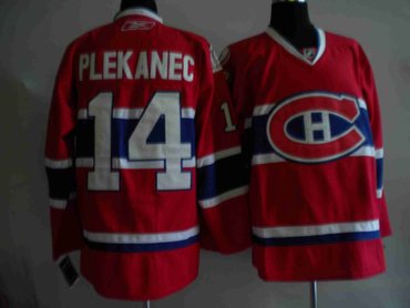 nhl jerseys montréal canadiens 14# plekanec red  [new ch