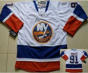 nhl jerseys new york islanders #91 john tavares white