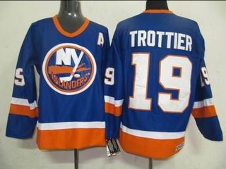 nhl jerseys new york islanders 19 trottier blue(ccm)