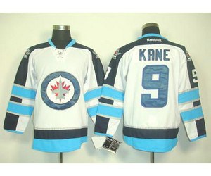 nhl jerseys winnipeg jets #9 kane white 2011 new