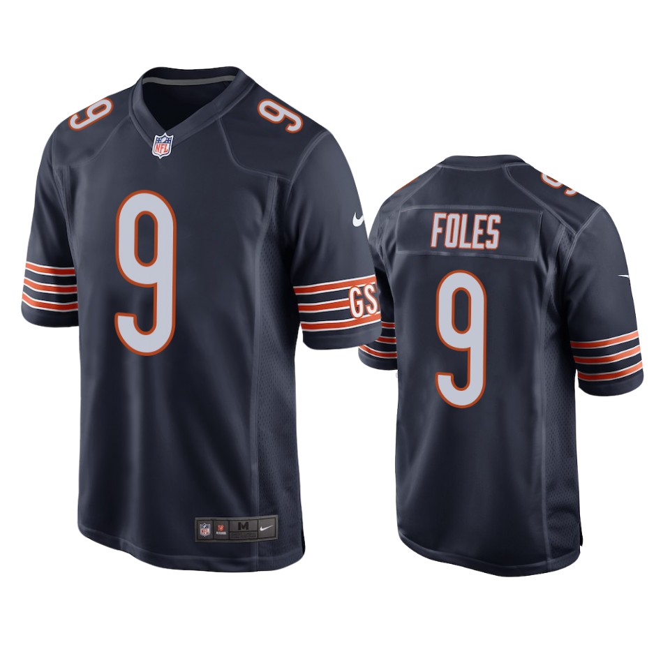 nick foles bears navy game jersey