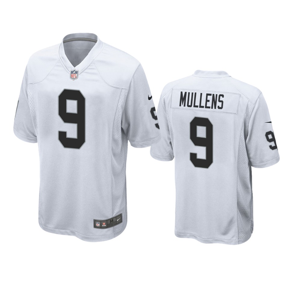 nick mullens raiders game white jersey