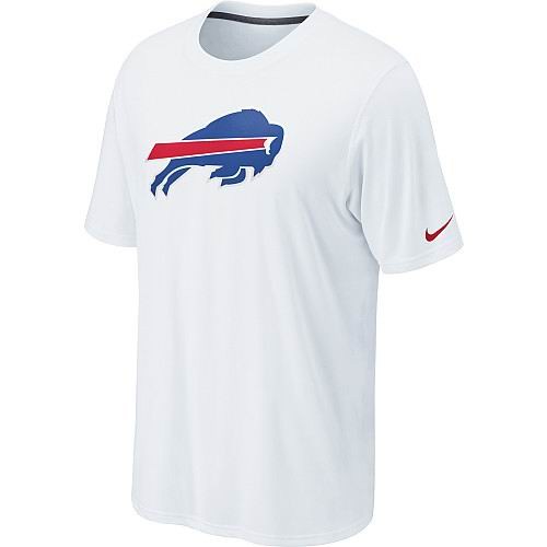 buffalo bills sideline legend authentic logo dri-fit t-shirt - white