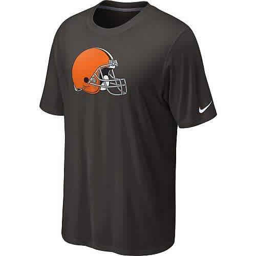 NEW cleveland browns sideline legend authentic logo dri-fit t-shirt