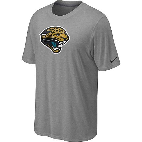jacksonville jaguars sideline legend authentic logo dri-fit t-shirt - grey