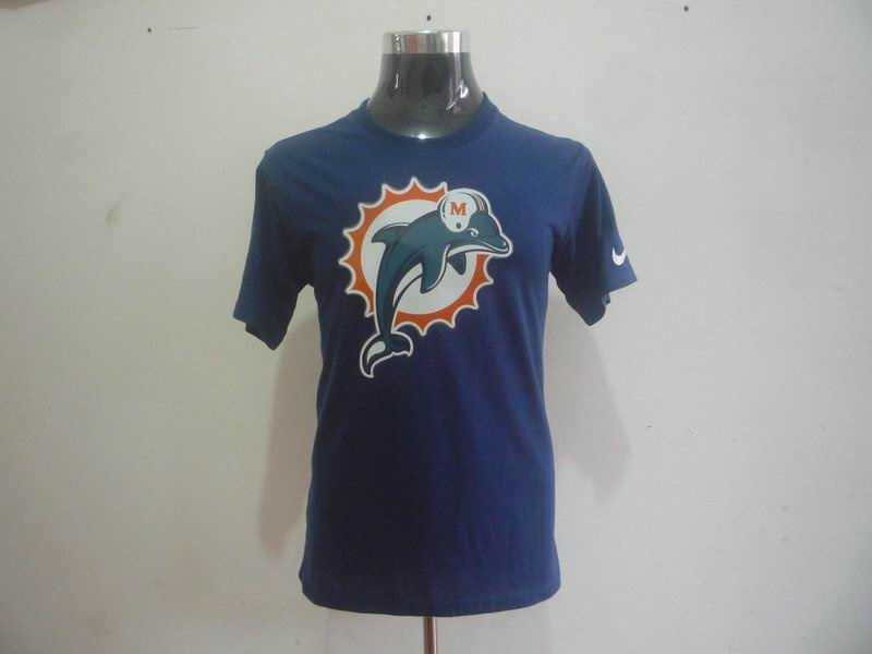 miami dolphins sideline legend authentic logo dri-fit t-shirt d.blue