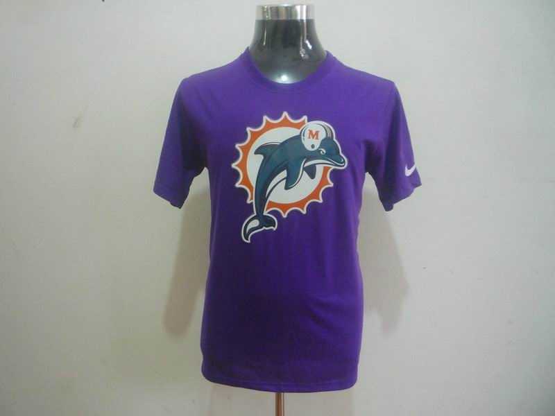 miami dolphins sideline legend authentic logo dri-fit t-shirt purple