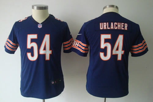 NEW nfl youth chicago bears 54 brian urlacher d.blue jerseys