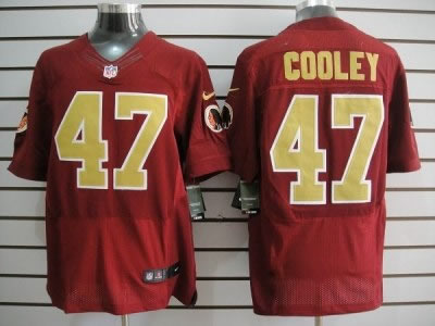 NEW washington redskins 47 chris cooley red 80th m&n jerseys (elite)