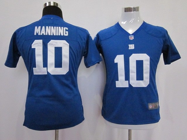 women nfl jerseys new york giants #10 manning blue