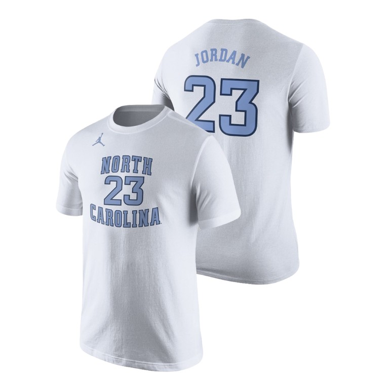 north carolina tar heels basketball replica michael jordan white future stars men's t shirt