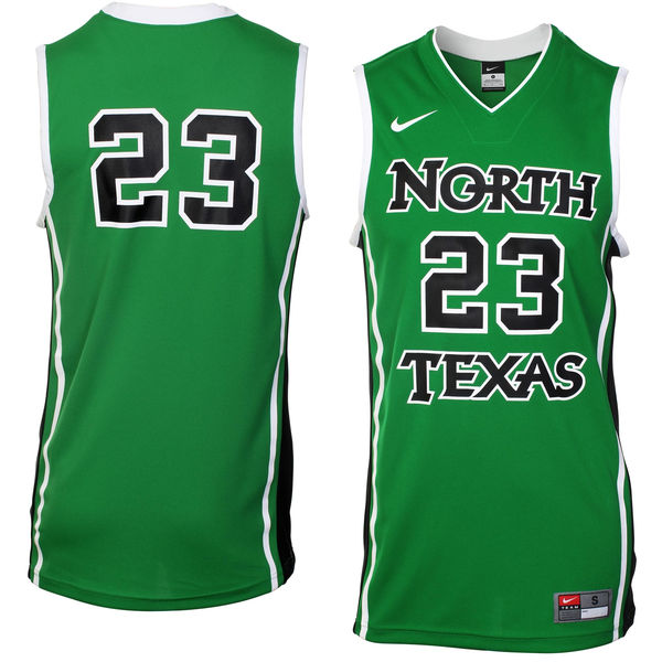 north texas mean green 23 green basketball jersey
