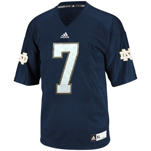 notre dame fighting irish 7 stephon tuitt blue football youth jersey
