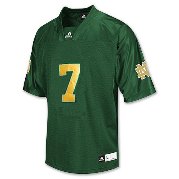 notre dame fighting irish 7 stephon tuitt green football jersey