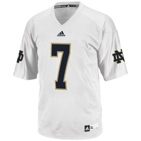 notre dame fighting irish 7 stephon tuitt white football youth jersey