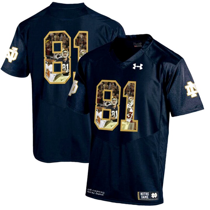 notre dame fighting irish 81 navy ncaa football premier jersey