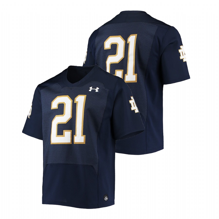 notre dame fighting irish navy college football authentic jersey