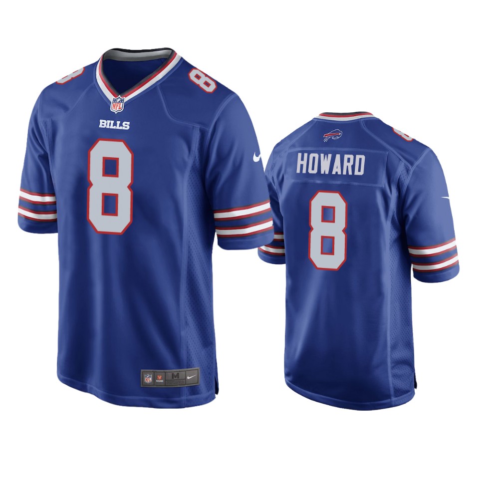 o.j. howard bills royal game jersey
