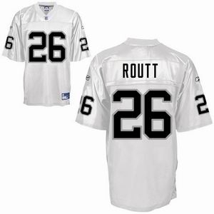 oakland raider26 stanford routt white jersey