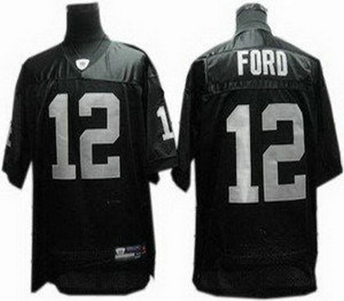 oakland raiders 12 jacoby ford jerseys black