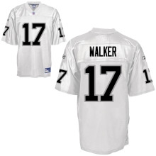 oakland raiders 17 j. walker white jersey