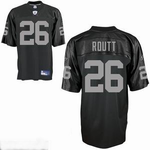 oakland raiders 26 stanford routt team black jersey
