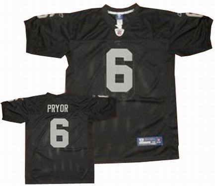 oakland raiders 6 terrelle pryor jersey black