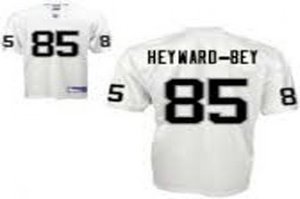 oakland raiders 85 heyward bey white jerseys